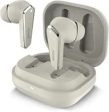Noise Buds N1 Truly Wireless Earbuds with Chrome Finish, 40H of Playtime, Quad Mic with ENC, Ultra Low Latency Gaming (Up to 40 Ms), Instacharge(10 Min=120 Min), Bluetooth V5.3(Calm Beige)