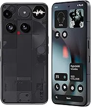 Nothing Phone (3), Black (12GB, 256GB) | Snapdragon 8s Gen 4 | 50MP + 50MP + 50MP Rear Camera | 1.5K+ 120Hz AMOLED Flexible LTPS Display