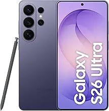 SamsungGalaxy S26 Ultra 5G (Cobalt Violet, 12GB RAM, 512GB Storage) with Built-in Privacy Display, AI Phone, Photo Assist, Creative Studio, 200MP Camera, 5000mAh Battery and Snapdragon 8 Elite Gen 5