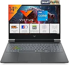HPSmartchoice Victus, 14th Gen Intel Core i5-14450HX, 6GB RTX 3050 (24GB DDR5, 512GB SSD) FHD, 144Hz, 15.6''/39.6cm, Win11, M365* Office24, Mica Silver, 2.3kg, fa2303tx/fa2315tx, RGB Gaming Laptop