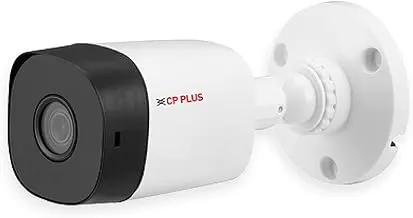 CP PLUS Weatherproof Outdoor Wired Bullet Security Camera | 2.4 MP| 3.6 MM Lens for Wide Angle | 1080P Full HD Recording | Digital Wide Dynamic Range (D-WDR) | CP-URC-TC24PL2-V3 (White)
