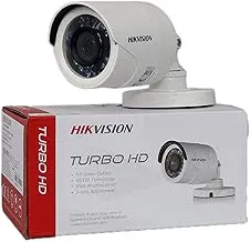 HIKVISION 2MP Eco HD 1080P Night Vision Bullet Outdoor Wired CCTV Camera for 2MP & Above DVRs, White