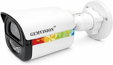 3MP AHD Bullet CCTV Camera with Built in MIC | Color Night Vision | Full HD Outdoor Security Camera | Support AHD TVI HDCVI CVBS | DVR Compatible CCTV Camera for Home Office Shop