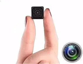 TMY 1080P Mini Spy Camera with Low Light Vision, Portable Security, Hidden-Camera with Audio and Video Recorder for Home Office Wind Desktop Indoor Security Stand Camera (TMYPP13)