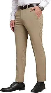 SaintXMen's Premium Stretchable Formal Trouser with Techno Flex Waistband | Slim Fit Pants | Italian Design | Office Wear/Executive Wear