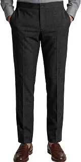 Allen SollyMen’s Formal Trousers | Premium Cotton Fabric | Comfy Fit for Office & Business Wear