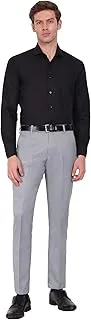 Jack and JiniFormal Pant for Men. Regular Fit, Lightweight, Flat Front, Premium Cotton Polyester Blend Fabric. Office, Party and Casual Wear. Non Stretchable.