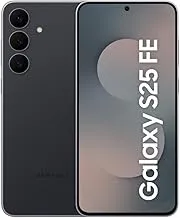 SamsungGalaxy S25 FE 5G Smartphone with Galaxy AI (JetBlack, 8GB RAM, 128GB Storage), 12MP Front Camera, ProVisual Engine, Long Battery Life