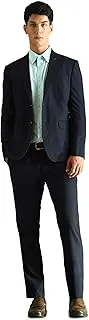 ArrowSolid Tailored Fit Formal Trousers for Men - Full Length Formal Pants for Men Office Wear