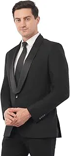 SaintXMen's Premium Tuxedo Casual Blazer | Italian Slim Fit | Fully Lined | Shawl Collar | Stretchable Fabric | Designer Coat | Suitable for All Occasions (JK02)