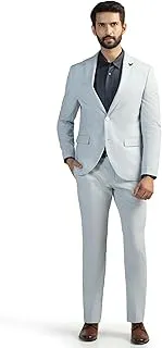 BlackberrysMen's Slim Fit Checked 3-Piece Suit