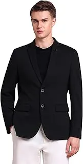 ArrowMen Solid Slim Fit Single Breasted Blazers - Stylish Full Sleeves with Notch Lapel Collar Blazer for Men