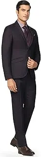 BlackberrysMen's Slim Fit Textured Three Piece Suit