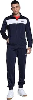 PUMAMen's Polyster Active Tracksuit | Lightweight Polyester Full-Zip Jacket & Track Pants Set for Men