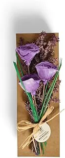 IRIS Serene Lavender Roses Mini Scented Bouquet | Timeless & Everlasting Gift