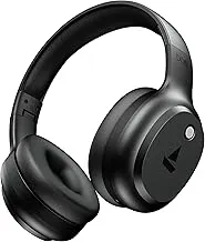 boAtRockerz 421, 60H Battery, Low Latency(40Ms), 40Mm Drivers, ENx Tech, Stream Ad Free Music via App Support, Bluetooth Headphones, Wireless Over Ear Headphone with Mic (Black Sabre)
