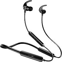 boAtRockerz 255 Pro+, 60HRS Battery, Fast Charge, IPX7, Dual Pairing, Low Latency, Magnetic Earbuds, in Ear Bluetooth Neckband, Wireless with Mic Earphones (Active Black)