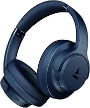 boAtRockerz 512 ANC,(~40dB) Hybrid ANC, 80H Battery, 40mm Drivers, 40ms Low Latency, ENx Tech,Stream Ad Free Music via App Support, Bluetooth Headphones, Wireless Headphone with Mic (Bold Blue)
