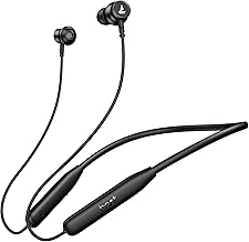 boAtRockerz 113, 40H Battery, Dual Pair, Fast Charge, ENx Tech, Stream Ad Free Music via App Support, Magnetic Buds, Bluetooth Neckband, Wireless with Mic in Ear Earphones (Active Black)
