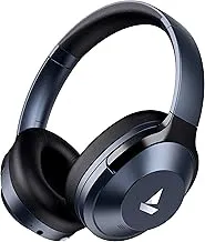 boAtNirvana 751 ANC,65Hrs Battery,Hybrid Active Noise Cancellation(33dB),Fast Charge,Ambient Mode,Integrated Controls,Carry Pouch,Bluetooth Over Ear Headphones,Wireless Headphone with Mic(Bold Blue)