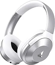 boAtNirvana 751 ANC, 65Hrs Battery, Hybrid Active Noise Cancellation(~33dB), Fast Charge, Ambient Mode, Carry Pouch, Bluetooth Over Ear Headphones, Wireless Headphone with Mic (Sterling Silver)