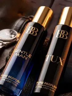 BERGAMOT BEAUTE GENTLEMAN Perfume & TUX Luxury Gift Set for Men Long Lasting 2x15 ml Combo Perfume - 30 ml