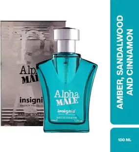 Insignia Alpha Male Pour Homme Eau De Toilette Eau de Parfum - 100 ml