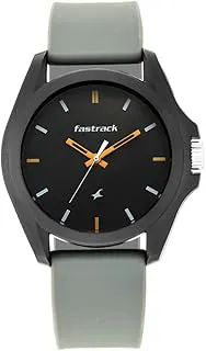 FastrackTees Analog Grey Dial Unisex-Adult Watch-68011PP08