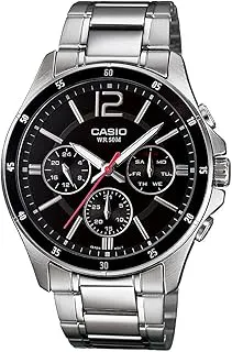 CasioCasio Enticer Analog Black Dial Men's Watch - MTP-1374D-1AVDF (A832)