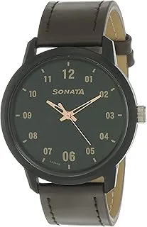 SonataVolt+ Analog Green Dial Men's Watch NM77085PL02/NN77085PL02W
