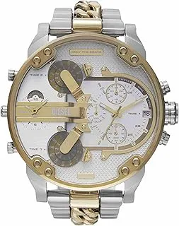 DieselMr. Daddy 2.0 Men's Watch, Stainless Steel Chronograph Sports Watch for Men