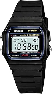 CasioYouth Series Digital Black Dial Unisex Watch - F-91W-1Q(D002)