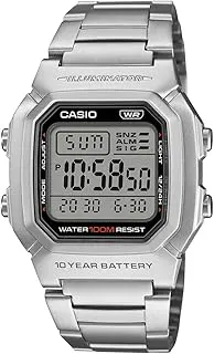 CasioW-800HD-1AVDF Digital Silver Watch Unisex (I132)