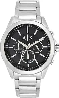 Armani ExchangeArmani Exchange Mens Drexler Stainless Steel Chronograph Watch - AX2600 (Black_Free Size)