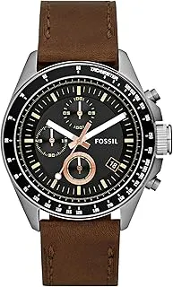 FossilDecker Brown Watch Ch2885 - Chronograph, Men, Leather