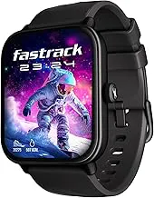 Fastrack Limitless Glide X 1.83" Smart Watch with Ultra UV HD Display, SpO2, Heart Rate & Sleep Tracking, Bluetooth Calling, 100+ Sports Modes, 5-Day Battery, Smartwatch for Men & Women (Black)
