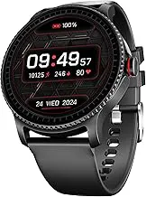 Boat Lunar Discovery w/ 1.39" (3.5 cm) HD Display, Turn-by-Turn Navigation, DIY Watch Face Studio, Bluetooth Calling, Emergency SOS, QR Tray, Smart Watch for Men & Women(Active Black)