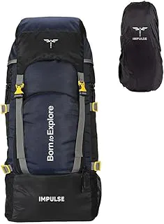 Impulse4 Compartment Rucksack Bags 60 Litres Travel Bag For Men Tourist Bags For Travel Backpack For Hiking Trekking Bag For Men Camping Keep Discovering Light With 1 Year Warranty One Size
