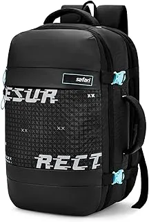 SafariWeekender 45L Large size Travel Laptop Backpack Bag for Man and Women with suitcase compartment, Ideal for Office Use/Work Trips, Large School/College Bags for boys & girls, Color-Black