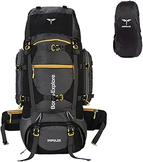 ImpulseRucksack bags 95 litres travel bag for men tourist bag for travel backpack for hiking trekking Bag for men camping Captain Bag with 1 year Warranty And Rain Cover