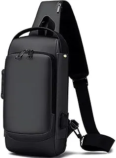 Walizza LifestyleSling Bag for Men & Women– Crossbody Sling Bag for Travel, Cycling & Hiking | Waterproof Shoulder Bag with Compartment and Zipper Pockets