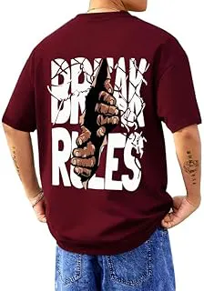AUSKBaggy Hip-Hop T-Shirt for Men - Graphic Printed T Shirts || Oversized Men Tshirt || T-Shirts
