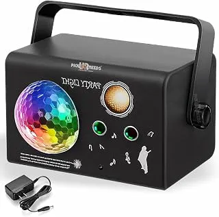 Pick Ur Needs Party Lights DJ Disco Light with Remote – Sound Activated LED Strobe Laser Light Projector for Home, Club, Birthday, Wedding, Christmas, Stage – RGB Color Effects & Patterns