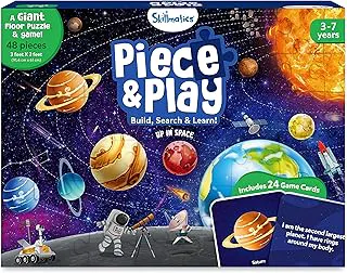Skillmatics Floor Puzzle & Game - Piece & Play Space, Jigsaw & Toddler Puzzles, Educational Toy, Gifts for Boys & Girls Ages 3, 4, 5, 6, 7 (48 Pieces, 2 x 3 feet)
