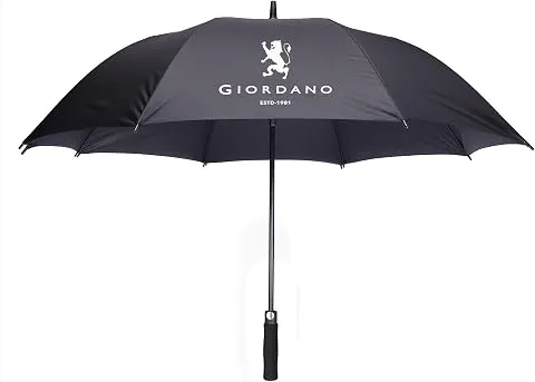 GiordanoUV Protection Unisex Auto Open Umbrella Use for Rain, Monsoon, Sunlight, Windproof Automatic Umbrellas for Men and Women |Travel Sleeve, Cover | Golf Size – 23.5 Inch
