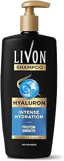 Livon Hyaluron Shampoo for Women & Men | Hydrates Dry & Dull Hair | 2x Soft & Shiny Hair | No Parabens | 650ml Floral