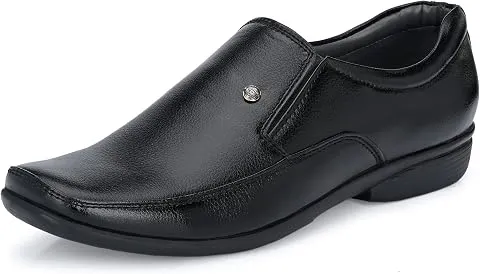 CentrinoFormal Shoes for Men | Non Lace-Up Derby Shoes | Comfortable Stylish Dress Shoes for Office, Business Casual & Special Occasions (8602)