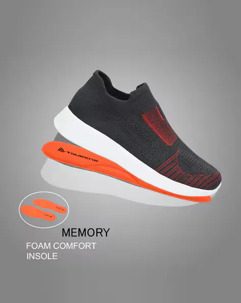 Textured Slip-On Sports Shoes
