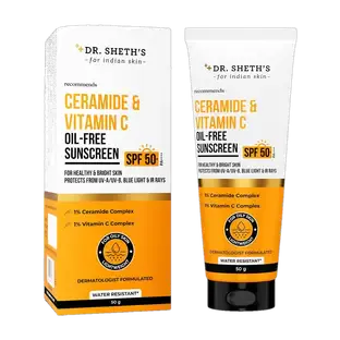 Dr. Sheth’s Sunscreen - SPF 50 PA++++ Ceramide & Vitamin C|SPF 50+ Pa+++| All Skin Types