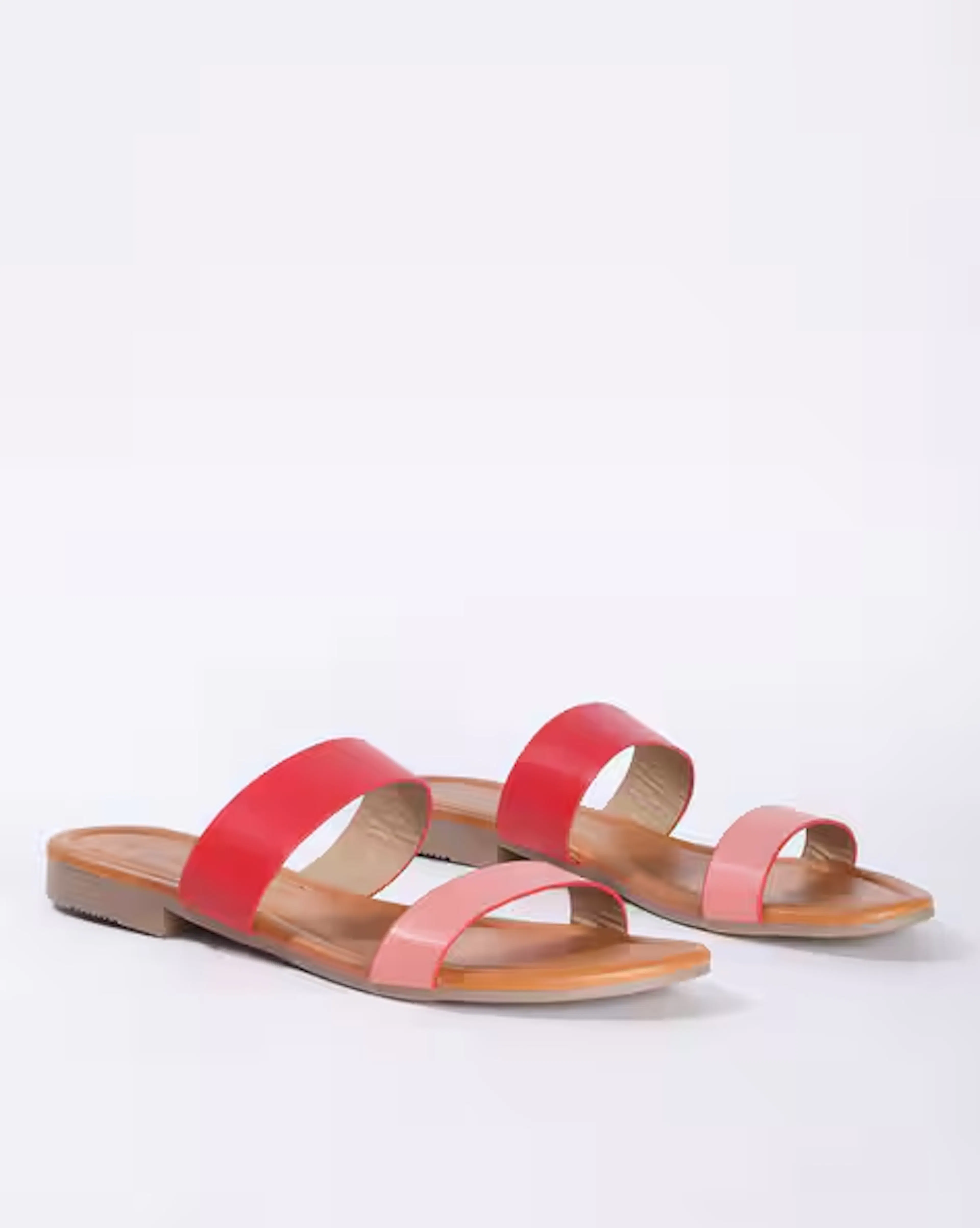 Dual-Strap Flat-Sandals
